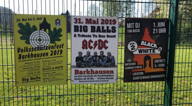Terminplan Schützenfest 2019