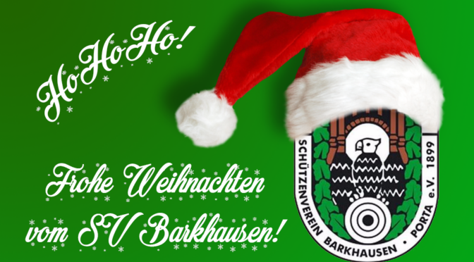 Merry Christmas wünscht der SV Barkhausen!