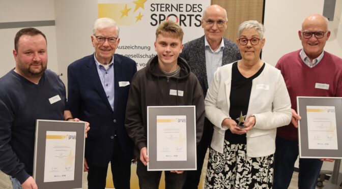 Drei Schützenvereine Ostwestfalens beteiligten bei „Sterne des Sports 2025“ – SV Barkhausen-Porta errang einen kleinen Bronzestern und 500 Euro